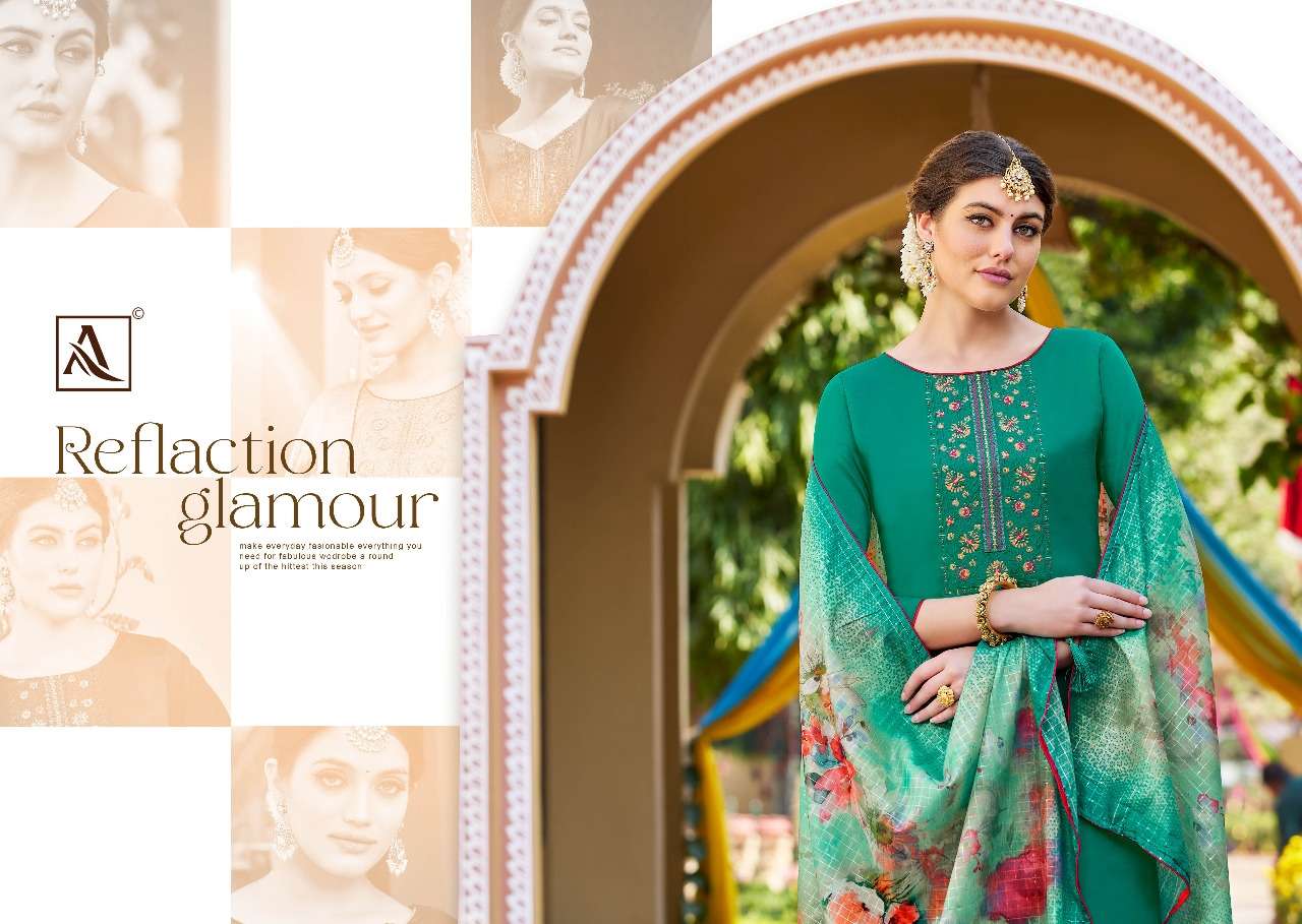 alok suit rooh unstitched designer salwar kameez wholesale price surat 
