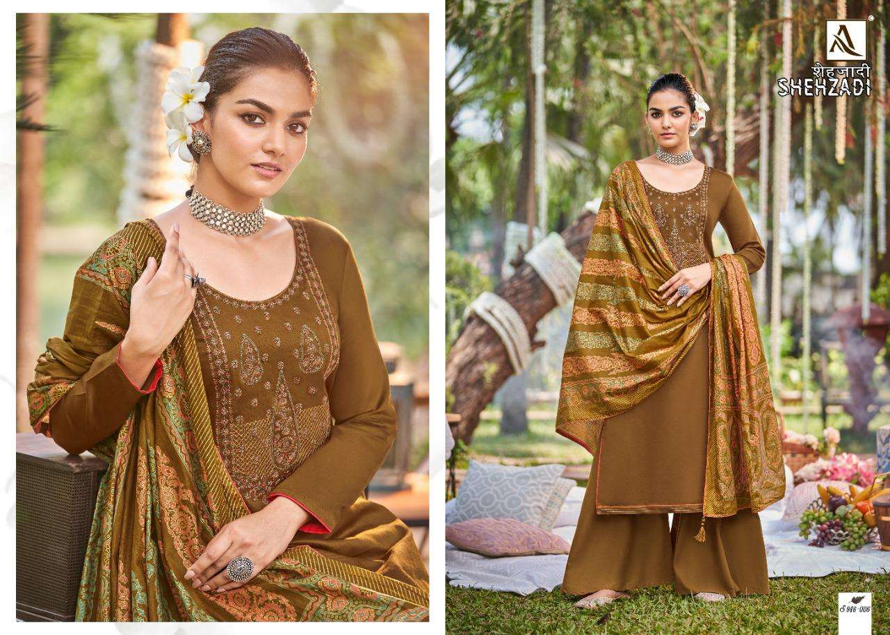 alok suit shehzadi indian designer salwar kameez online supplier surat 