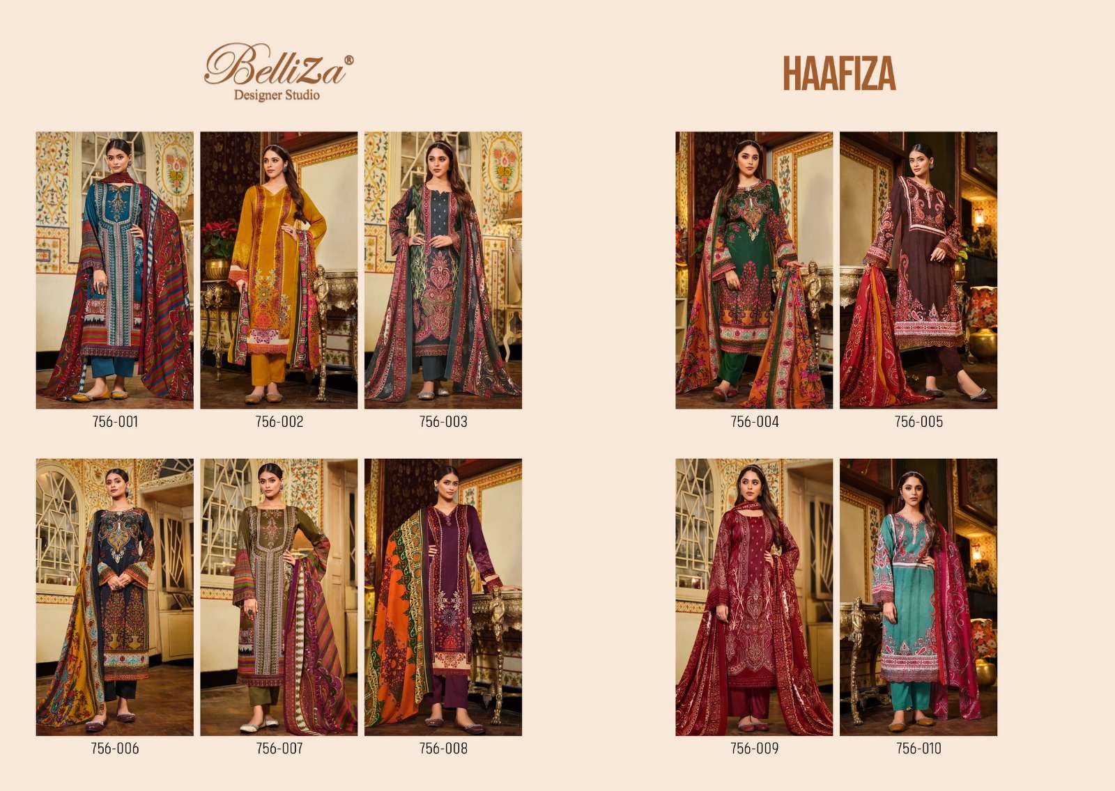 belliza designer studio haafiza fancy designer salawar kameez catalogue online supplier surat 