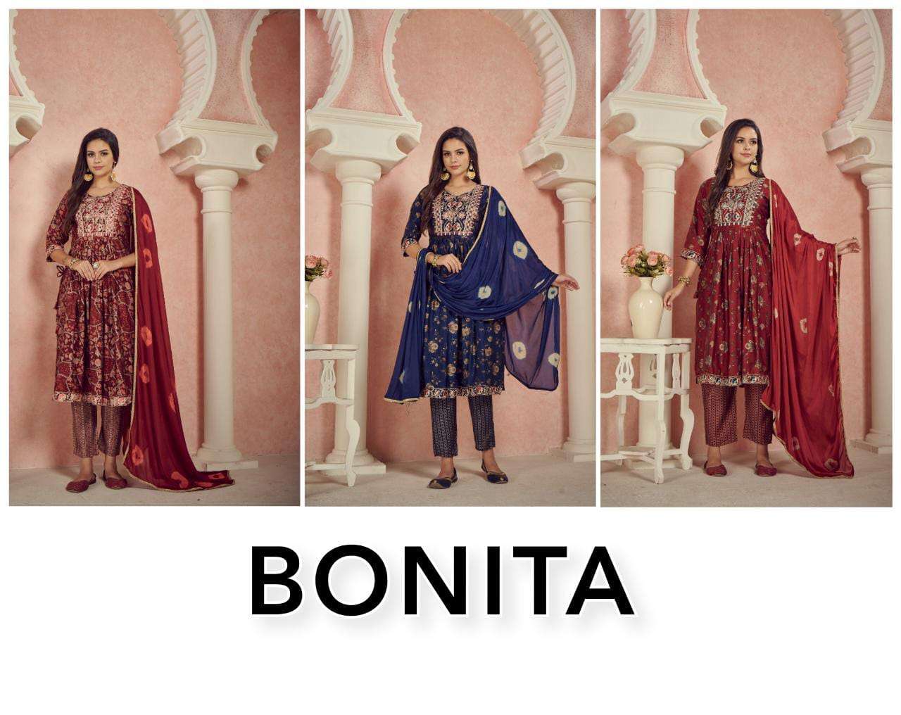 bonie bonita trendy designer kurtis catalogue wholesale price surat