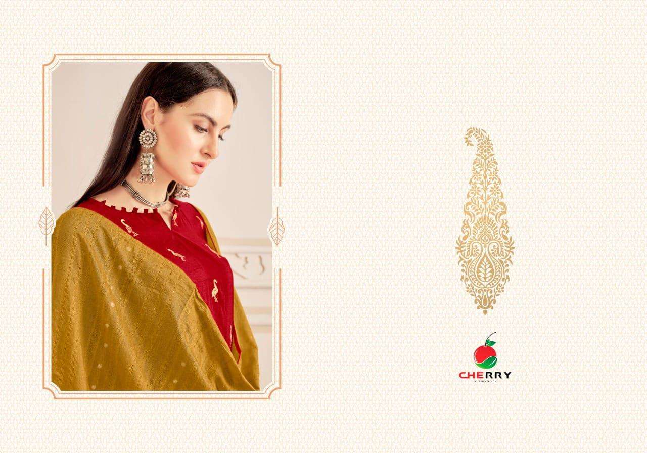 cherry jitta 3501-3504 series unstitched designer salwar kameez manufacturer in surat 