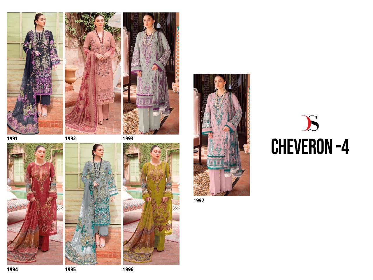 deepsy suits cheveron vol-4 1991-1997 series pure cotton pakistani salwar kameez wholesale price surat