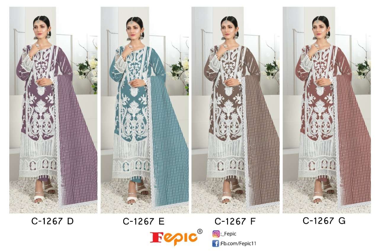 fepic 1267 series exclusive designer pakistani salwar suits online supplier surat 