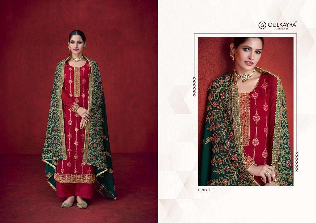 gulkayra designer kalki 7119-7123 series exclusive designer salwar kameez party wear collection 2023