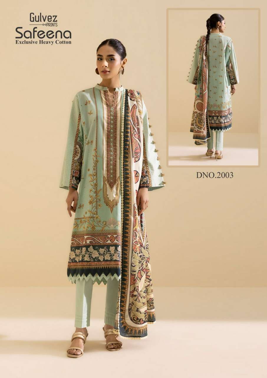gulvez prints safeena 2001-2006 series pakistani salwar kameez wholesale price surat 