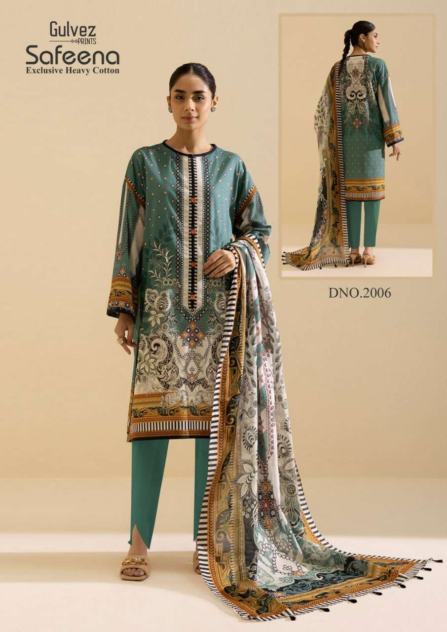 gulvez prints safeena 2001-2006 series pakistani salwar kameez wholesale price surat 