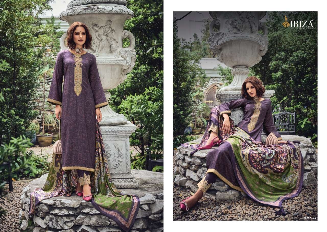 ibiza hayat 12383-12390 series exclusive designer salwar kameez latest catalogue exporter surat 