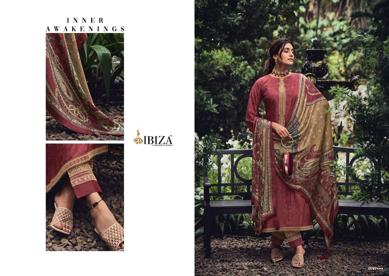 ibiza hayat 12383-12390 series exclusive designer salwar kameez latest catalogue exporter surat 