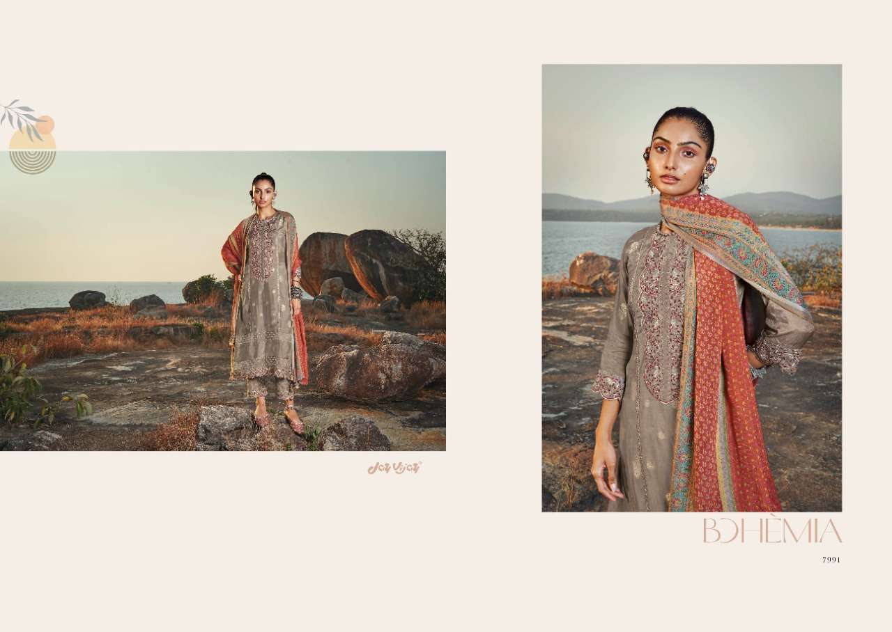 jayvijay bohemia 7991-7998 series exclusive designer salwar kameez wholesaler surat 