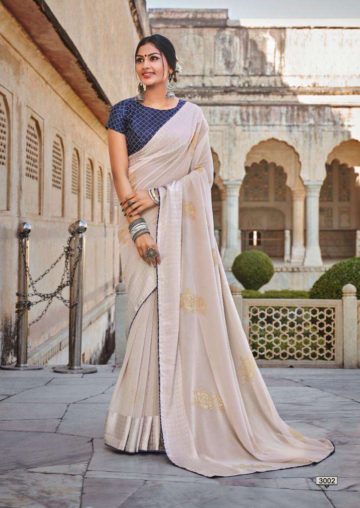 kashvi craetion devika 3001-3010 series designer sarees catalogue online wholesaler surat
