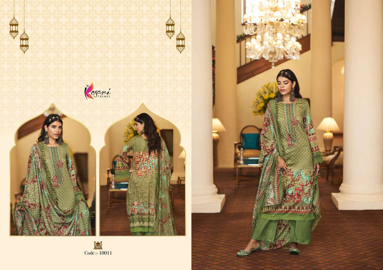 kesari trendz elaan e ishq 10009-10016 series unstich designer pakistani salwar suits online dealer surat 