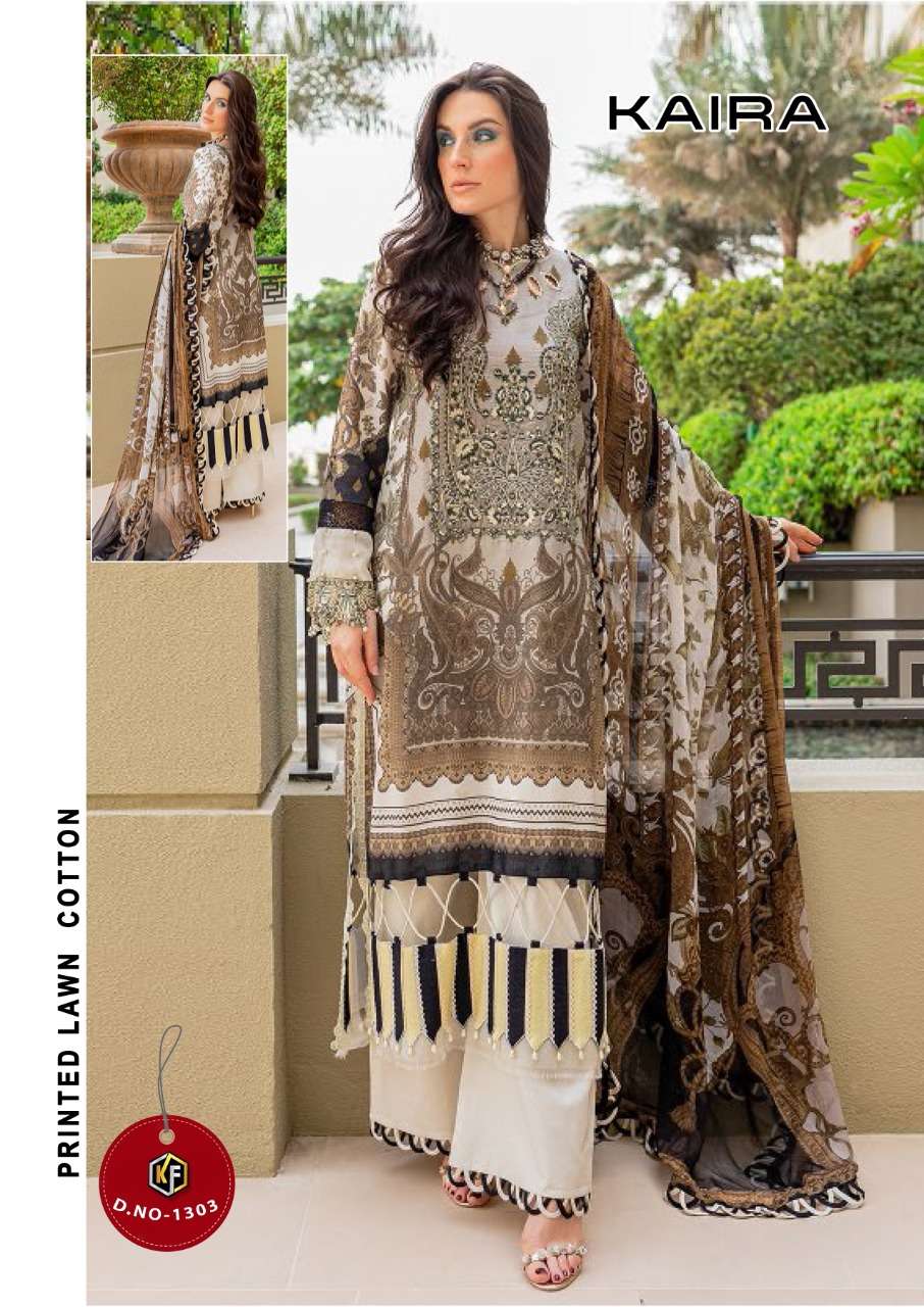 keval fab kaira vol-13 1301-1304 series unstich designer pakistani salwar suits catalogue surat 