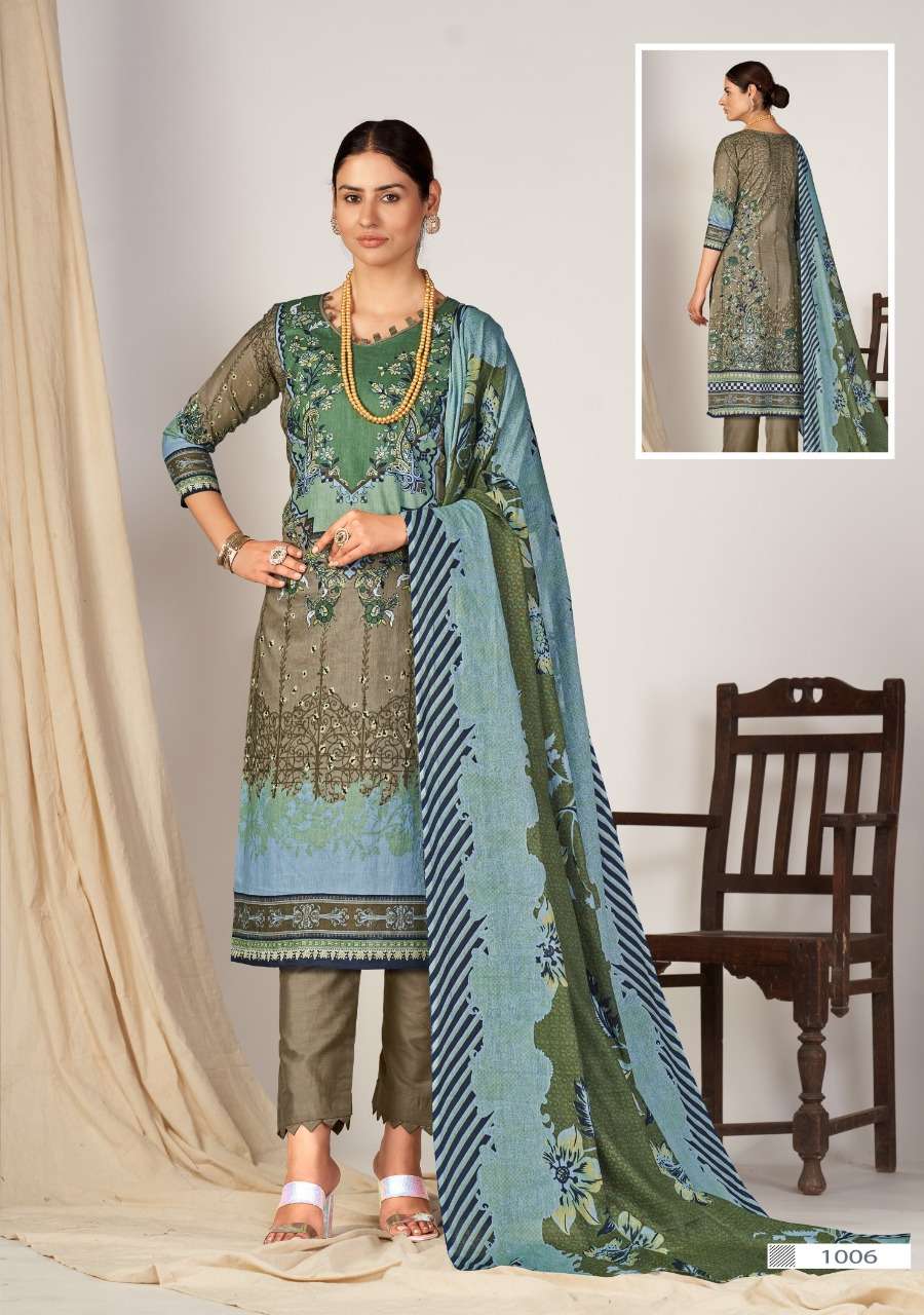 kiana fab gulnaaz 1001-1010 series karachi style designer pakistani salwar suits latest collection 