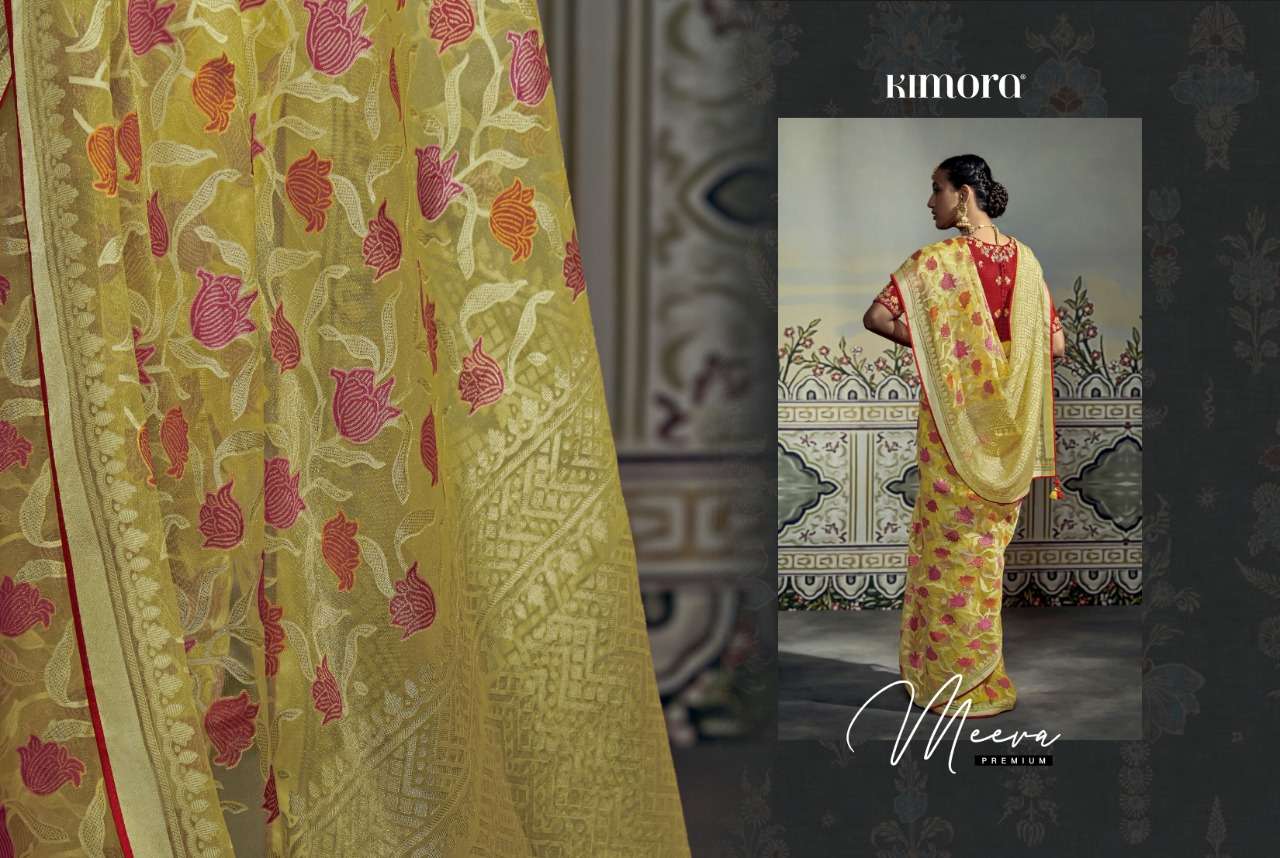 kimora fashion meera premium 16041-16051 series exclusive designer saree catalogue online dealer surat