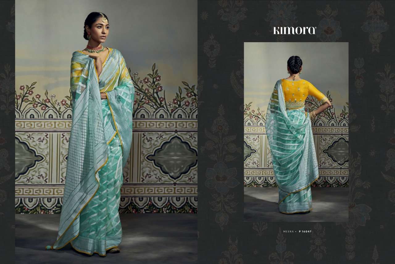 kimora fashion meera premium 16041-16051 series exclusive designer saree catalogue online dealer surat