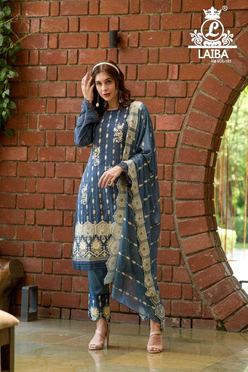 laiba am vol-161 readymade designer pakistani salwar kameez online dealer surat