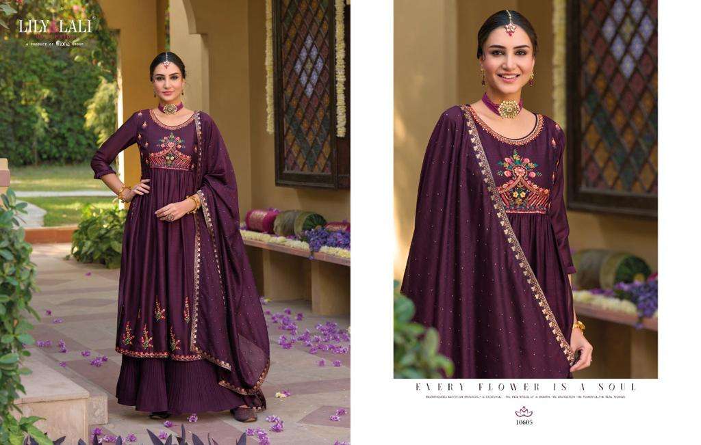 lily&lali aafreen 10601-10606 series exclusive designer party wear dress collection online surat 