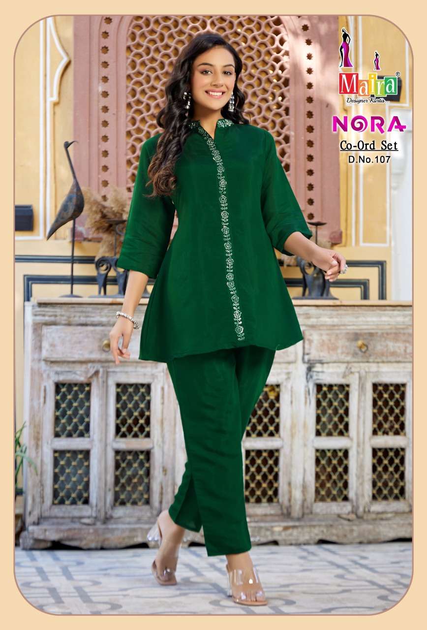maira designer nora vol-1 101-108 series trendy designer kurti catalogue wholesale price surat 