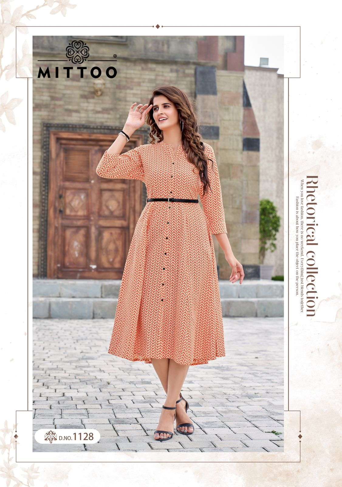 mittoo belt vol-11 1124-1129 series trendy designer kurti catalogue online supplier surat