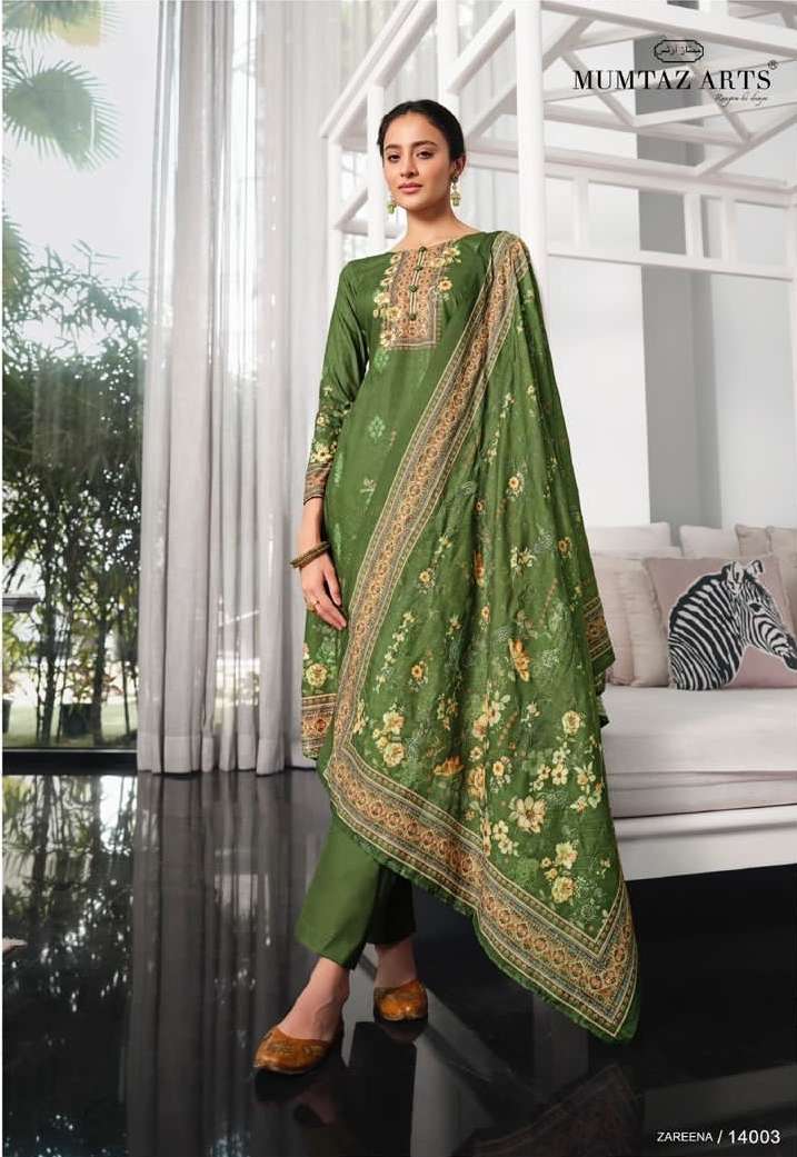 mumtaz arts zareena 14001-14008 series exclusive designer salwar kameez online dealer surat 
