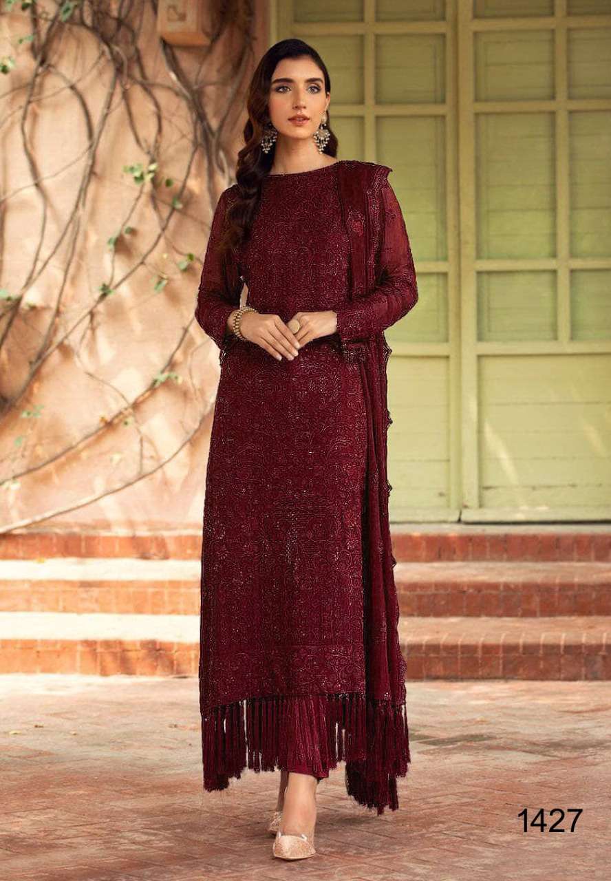 nazneen rayna 1427-1432 series attractive look designer pakisatni salwar suits catalogue online collection