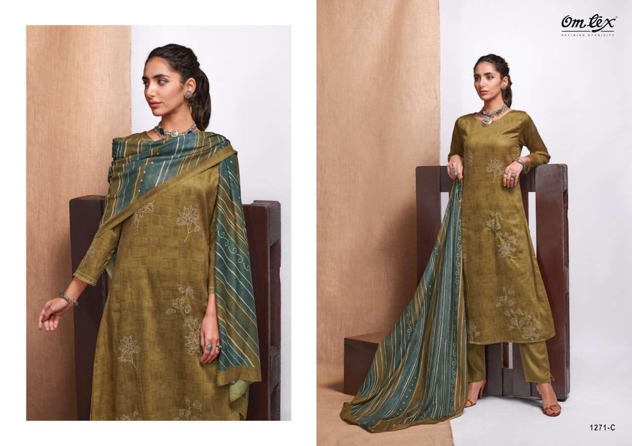 om tex occassion 1271 series stylish designer salwar kameez wholesale price surat