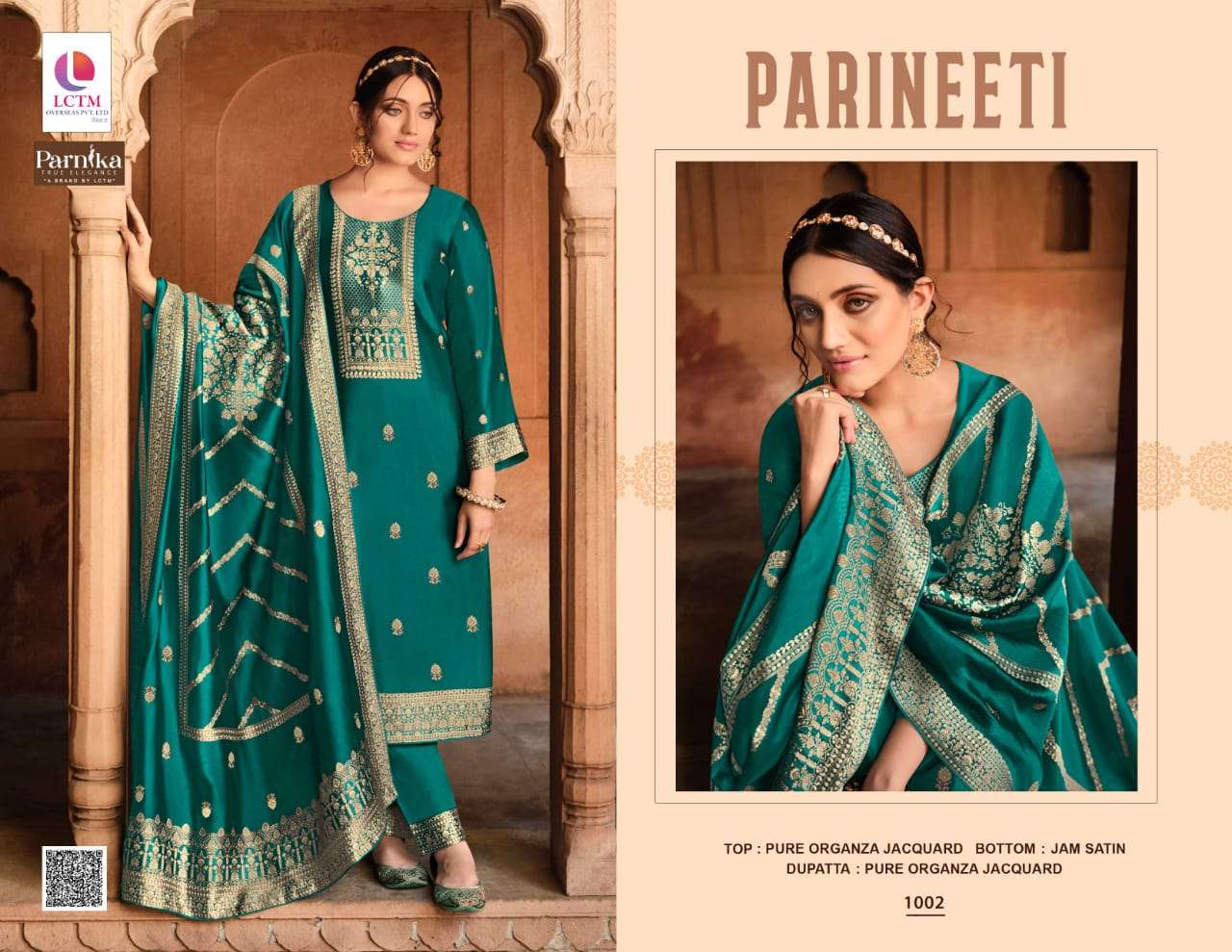 parnika parineeti 1001-1006 series stylish designer salwar kameez wholesale price surat
