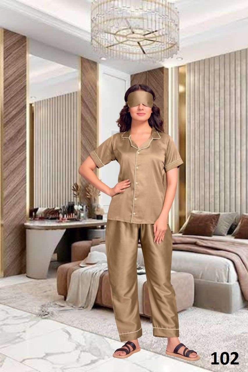 pratham fashion before night 101-104 series daily uses designer night dress catalogue wholesaler surat