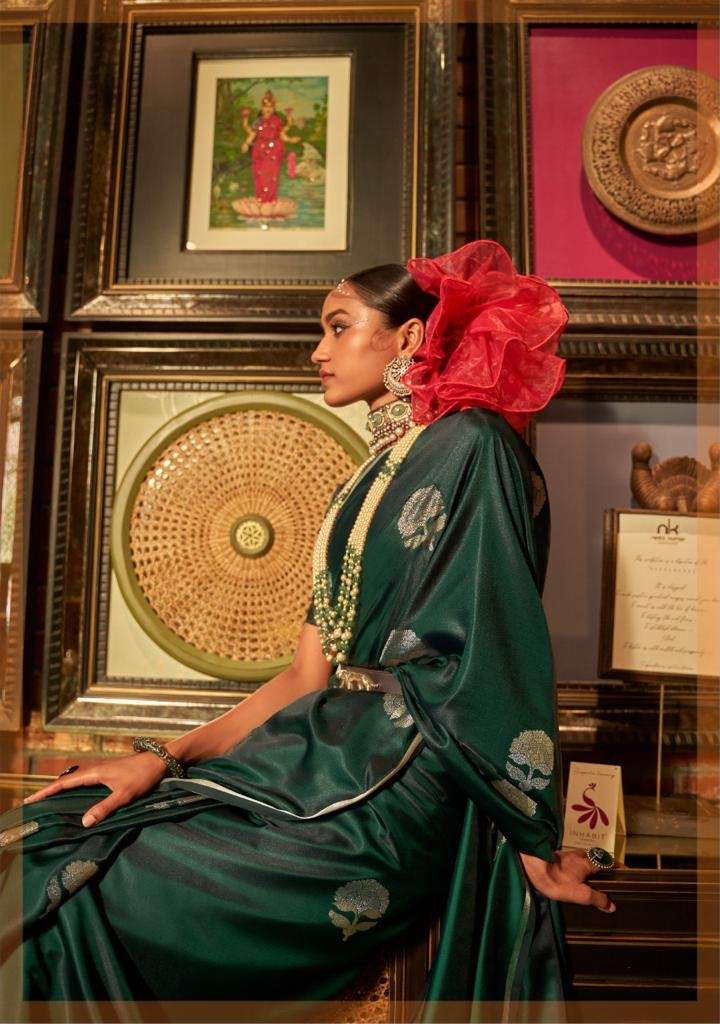 rajtex kayakalp silk 285001-285007 series pure satin handloom weaving designer sarees new catalogue