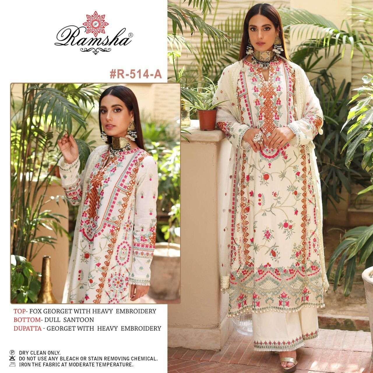 ramsha 514 series bridal look designer pakistani salwar suits wholesaler in surat 