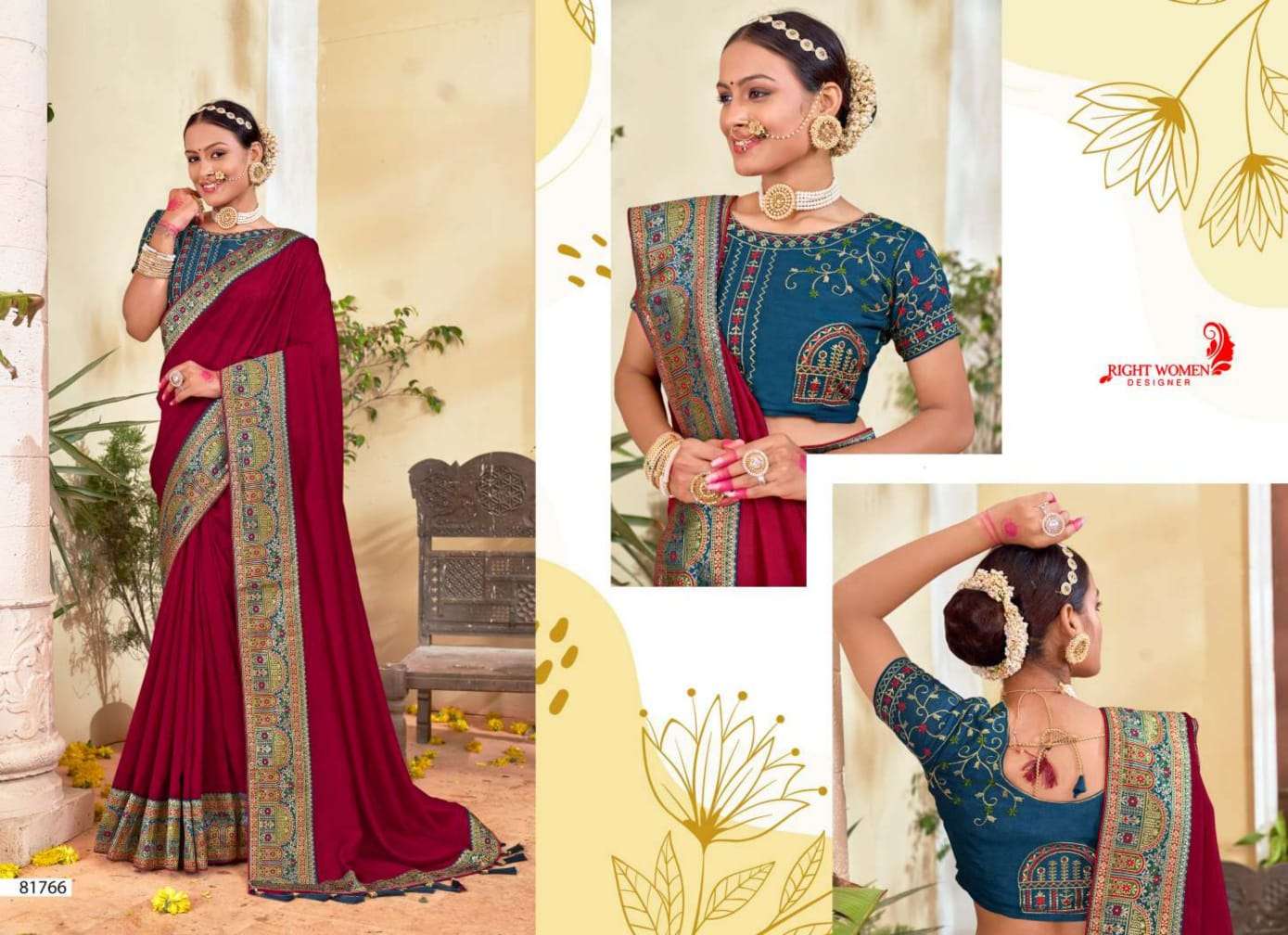 right women designer garima 18761-81768 series stylish designer sarees wholesaler surat