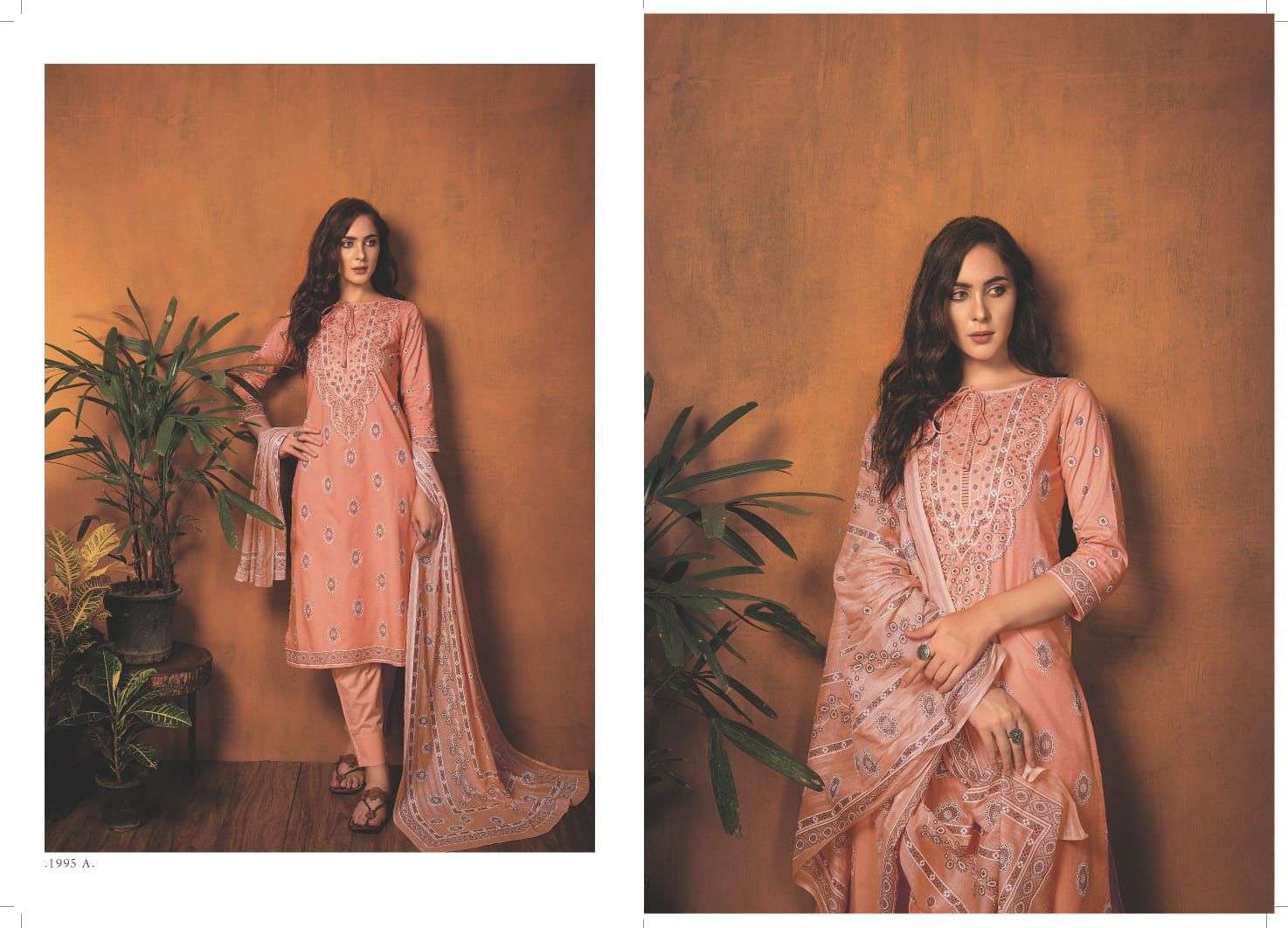 rivaa exports niyamat pure cotton fancy printed designer salwar kameez manufacturer surat 