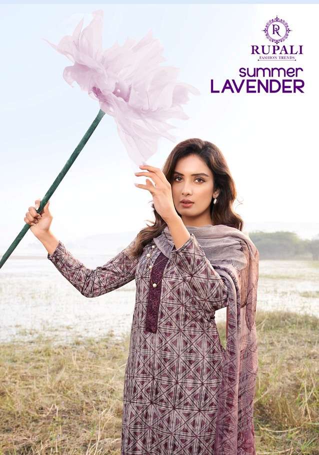 rupali fashion summer lavender 3101-3106 series jam satin designer salwar kameez at best price surat 