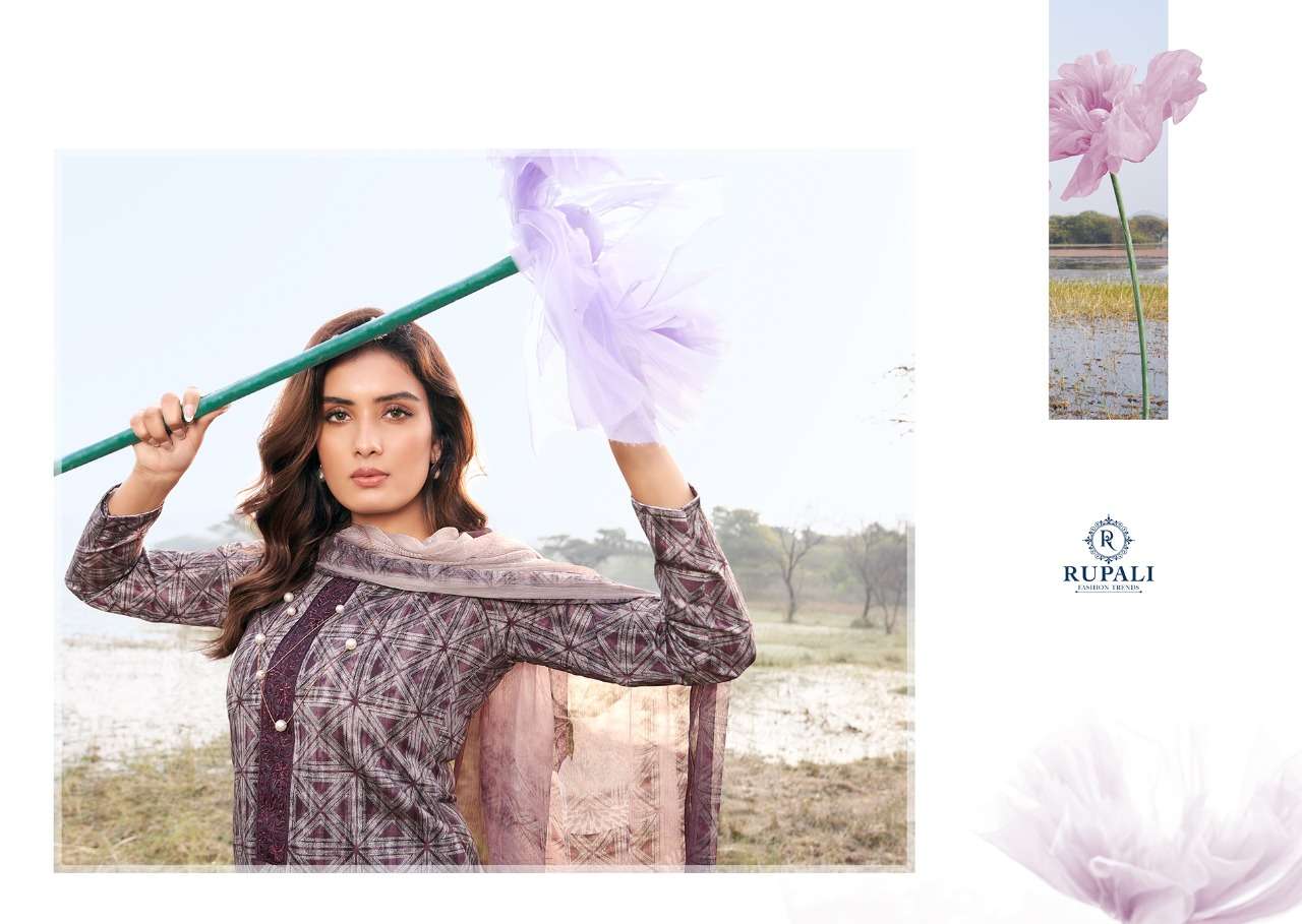 rupali fashion summer lavender 3101-3106 series jam satin designer salwar kameez at best price surat 
