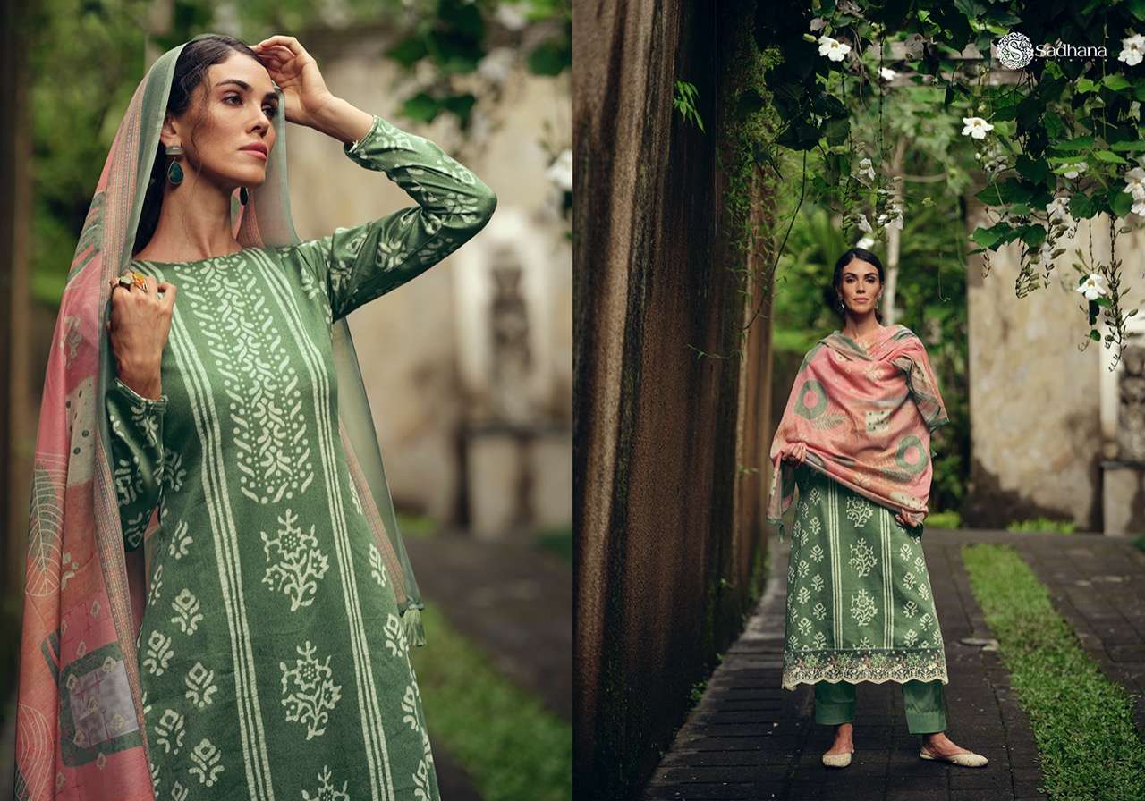 sadhana fashion summer bonanza 101-110 series unstitched designer salwar kameez online dealer surat