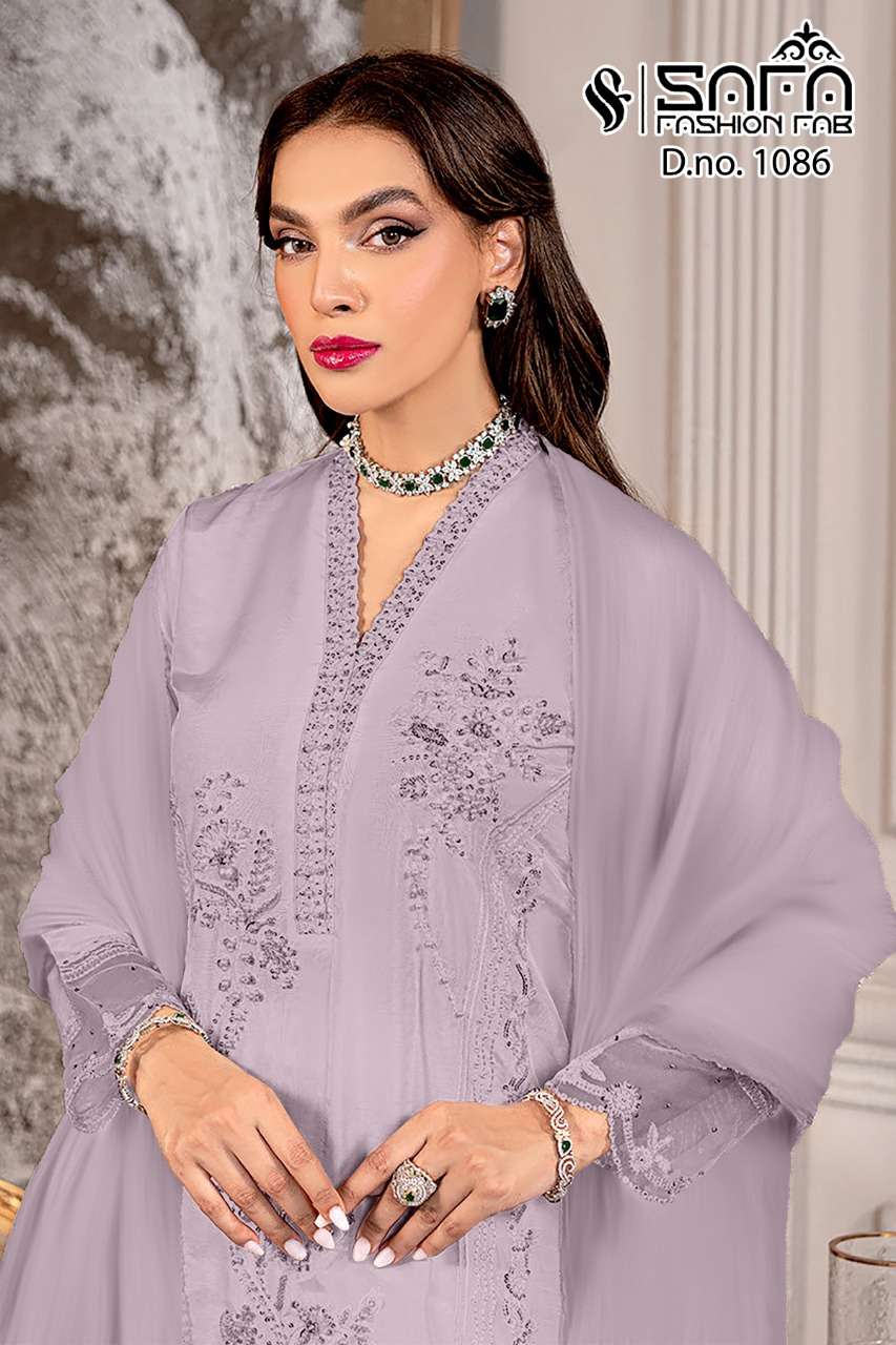 safa fashion fab 1086 series readymade designer pakistani suits collection in india 