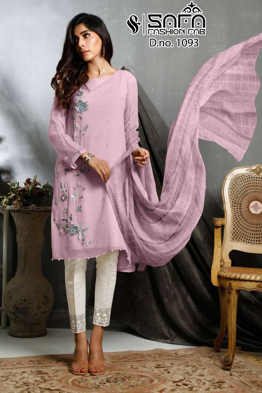  safa fashion fab 1093 series stylish designer pakistani salwar kameez wholesaler surat