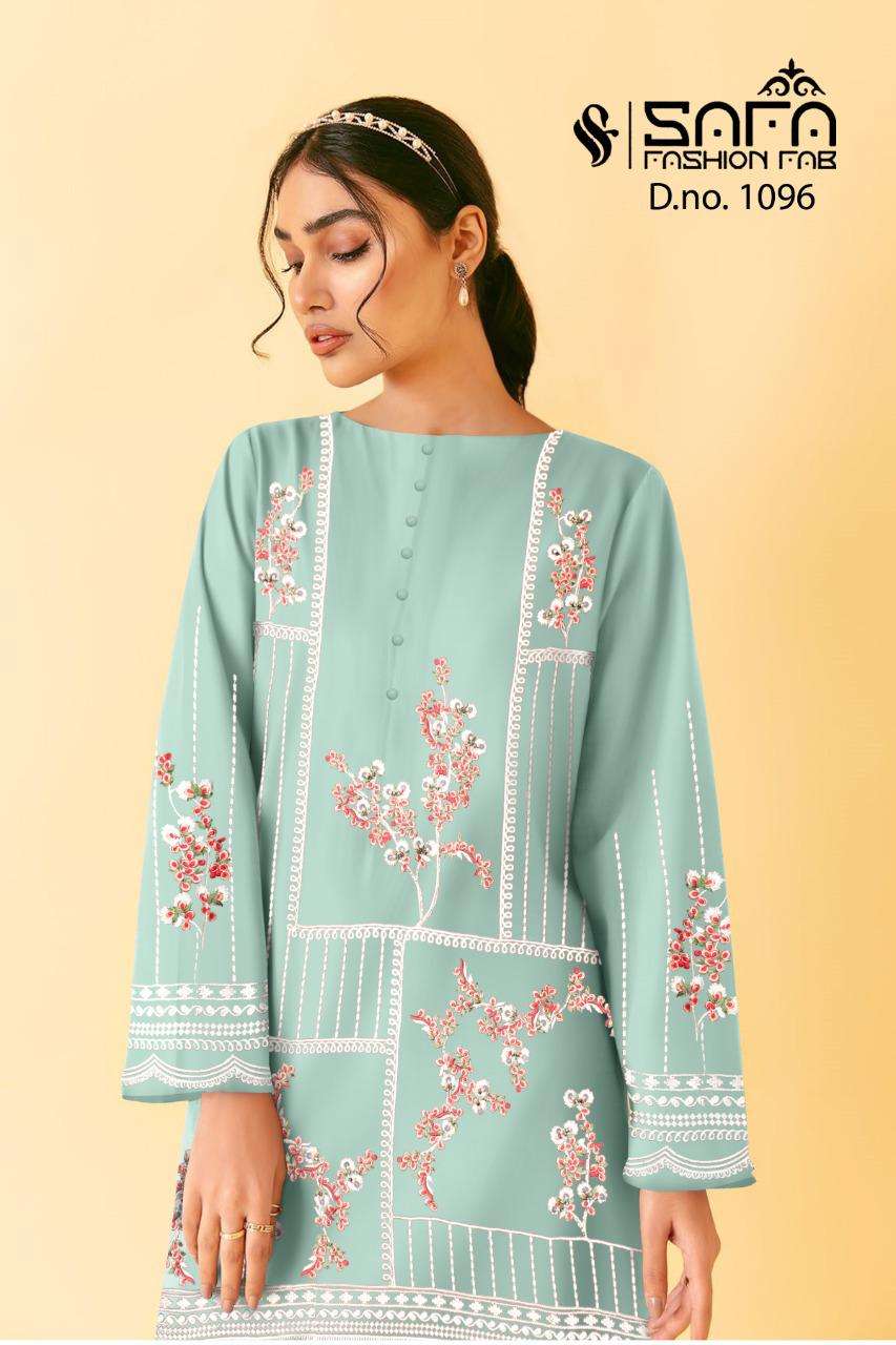 safa fashion fab 1096 series readymade designer pakistani salwar suits manufacturer surat 