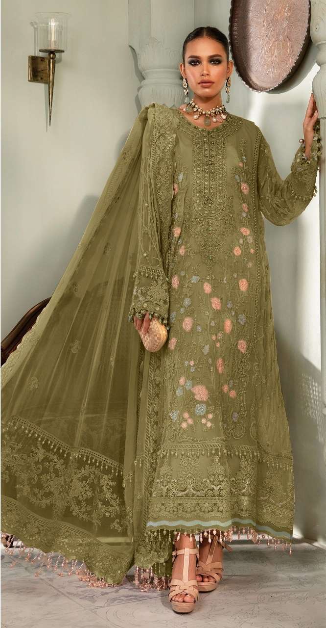 saniya trendz 2008 series organza embroidered with handwork salwar kameez online supplier surat 
