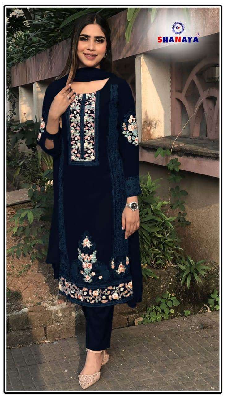 shanaya rose s4 fancy look designer pakistani salwar kameez wholesaler surat 