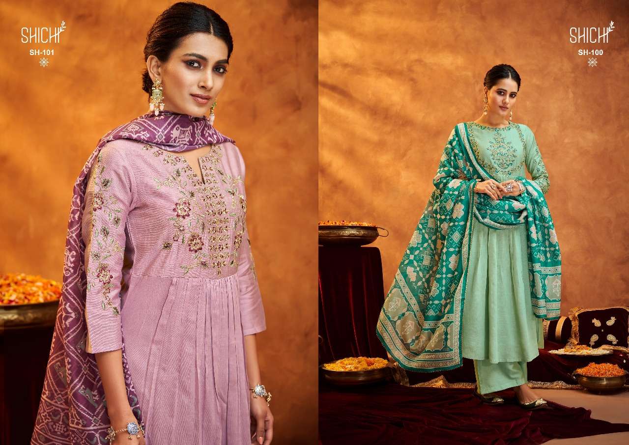 shichi reet collection 97-102 series exclusive designer salwar kameez wholesale price surat 