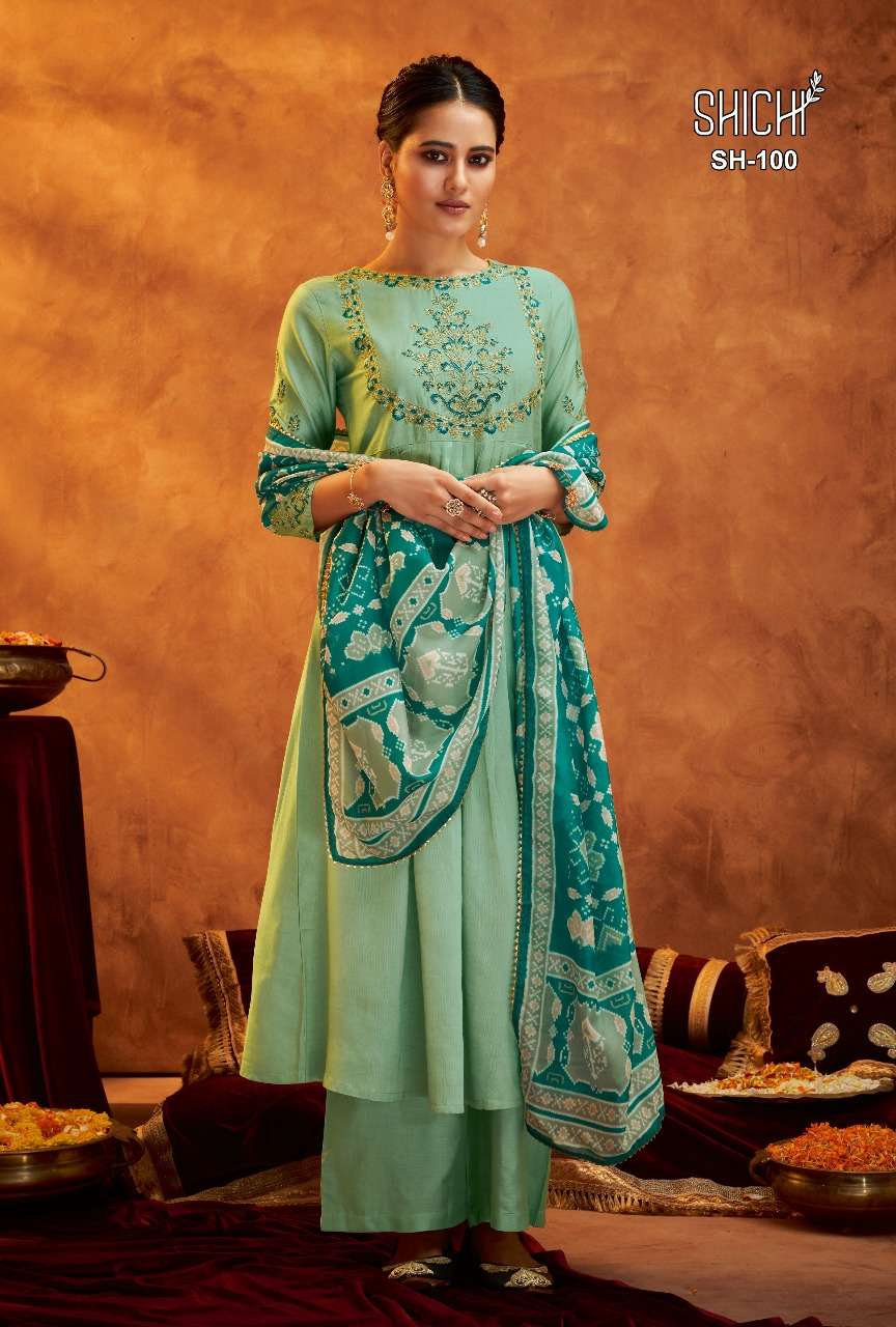 shichi reet collection 97-102 series exclusive designer salwar kameez wholesale price surat 