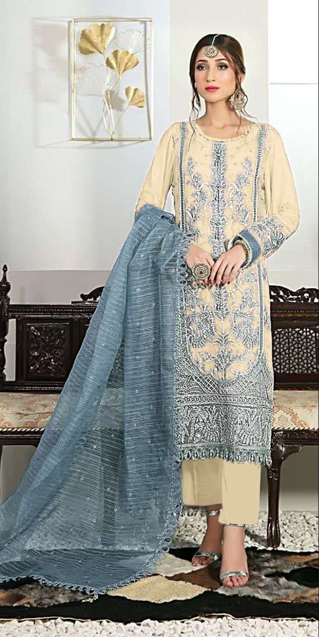 simra 7 series embroidery work designer pakistani salwar suits online supplier surat 