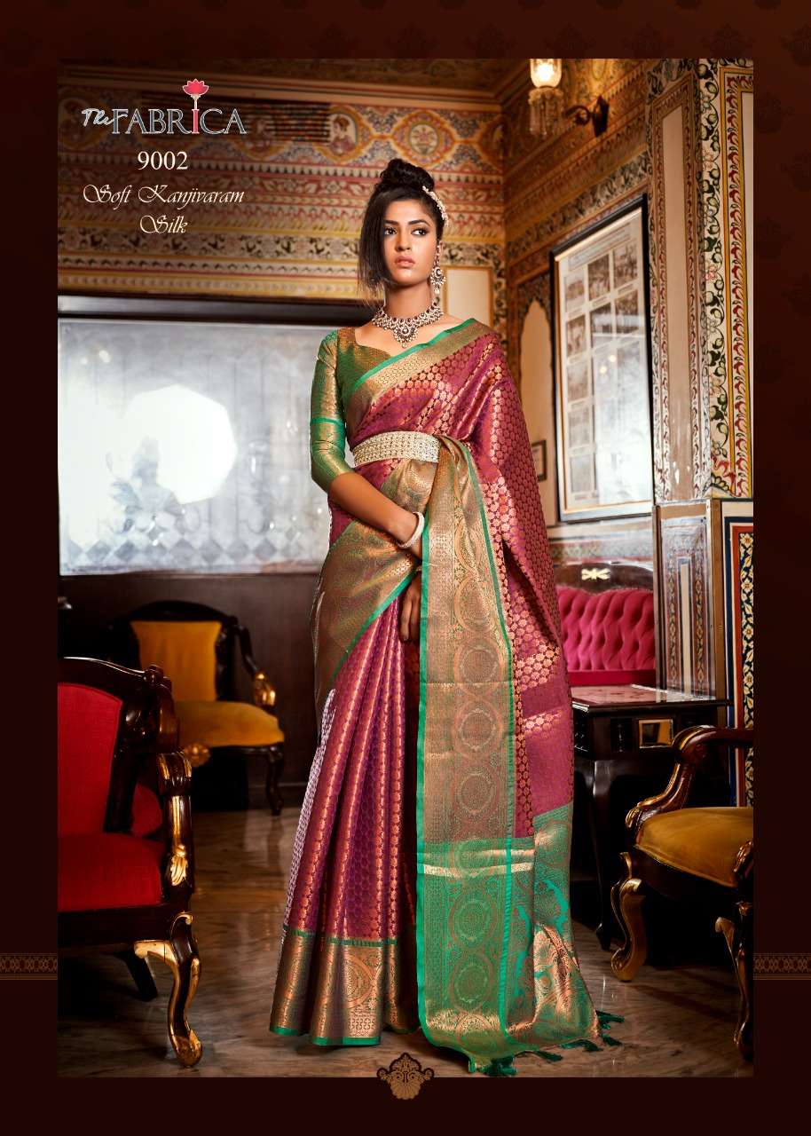 the fabrica 9000 series stylish designer sarees catalogue online supplier surat 