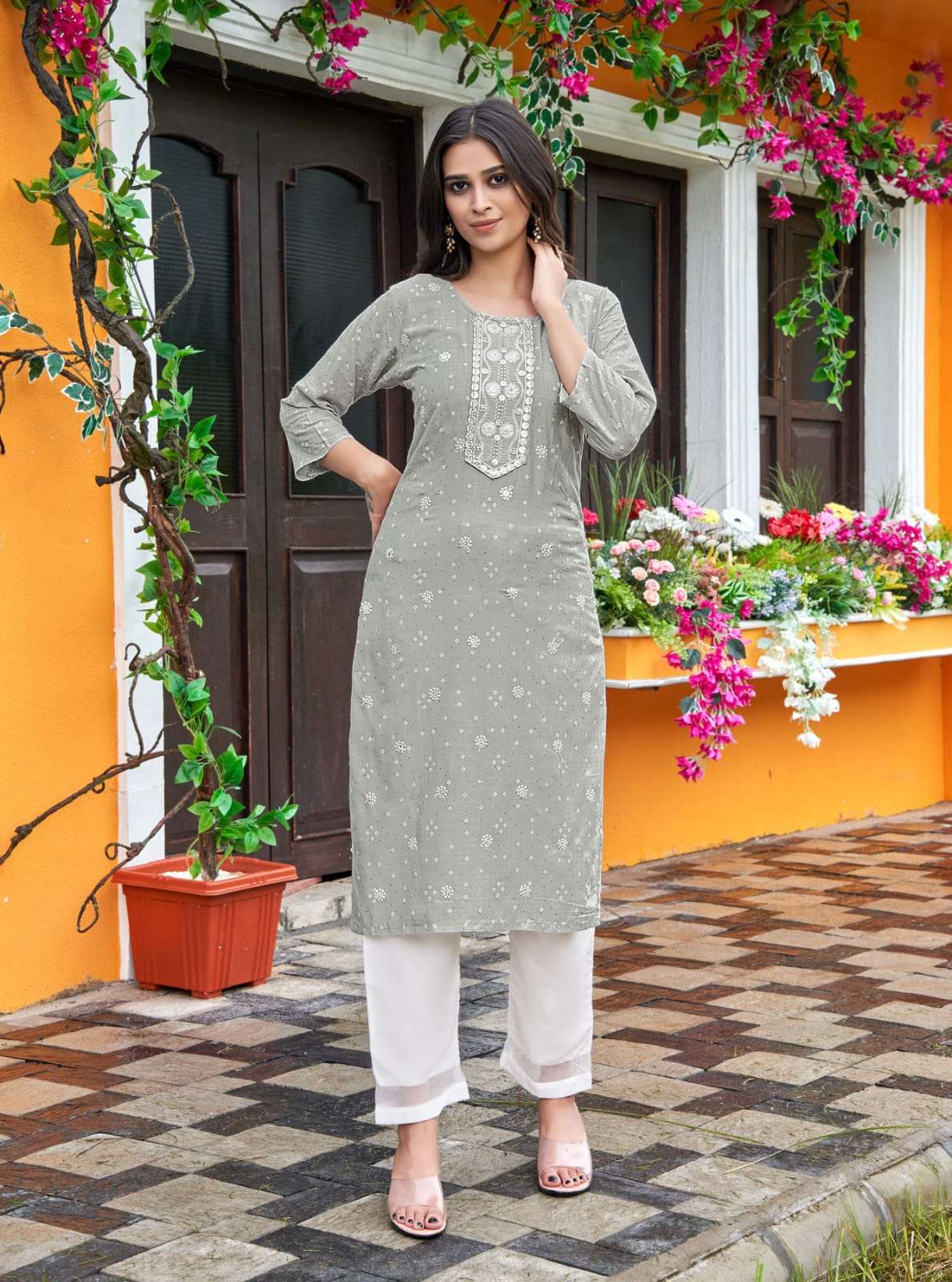tips and tops satrangi vol-3 trendy designer kurti with pant catalogue online supplier surat 