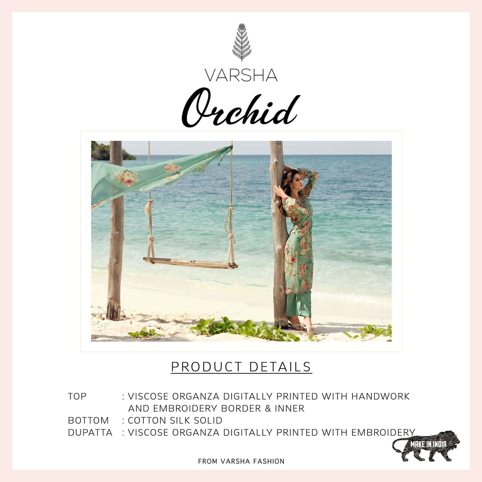 varsha fashion orchid 01-06 series exclusive designer salwar kameez at best price surat 