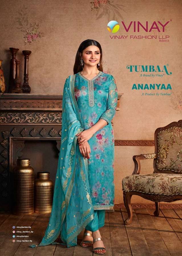 vinay fashion ananyaa 40831-40838 series readymade designer salwar suits with dupatta party wear new catalogue