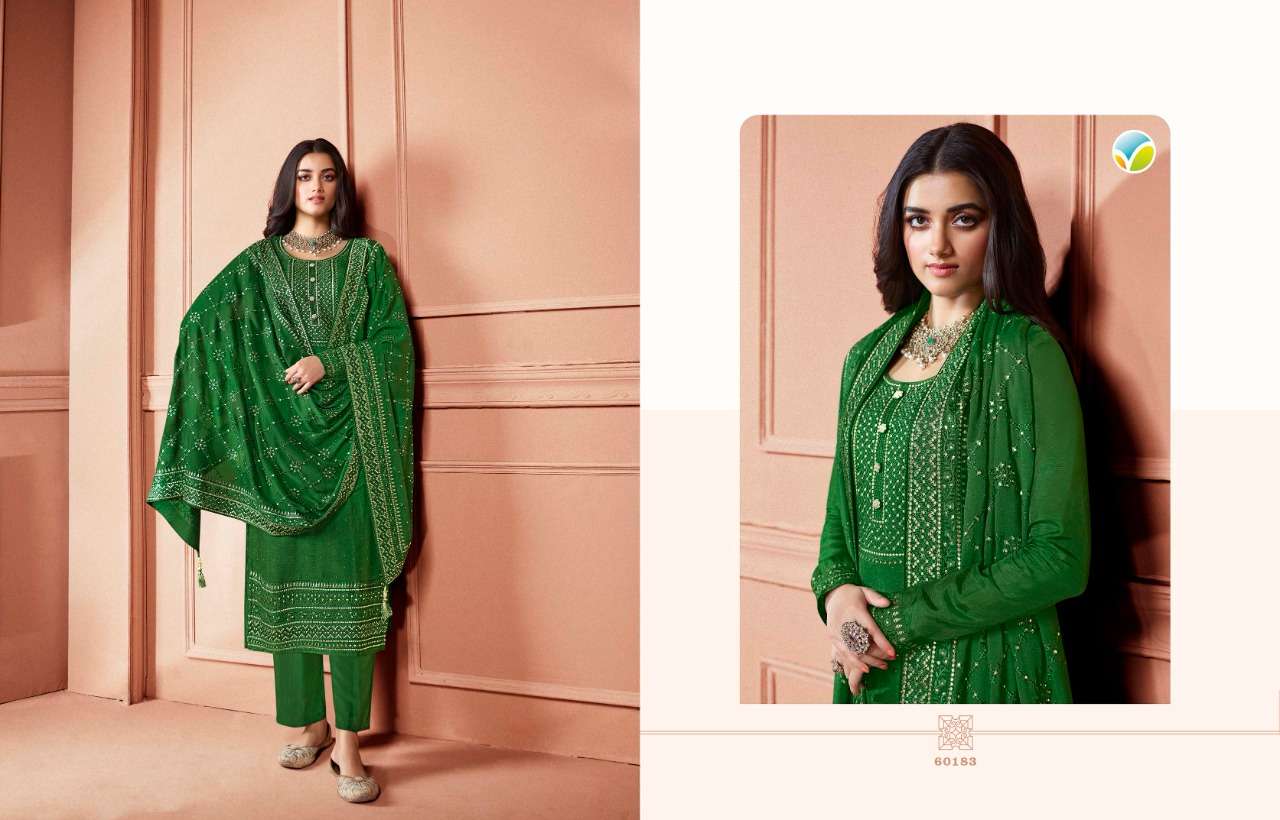vinay fashion safeena 60181-60188 series exclusive designer salwar kameez wholesaler surat 