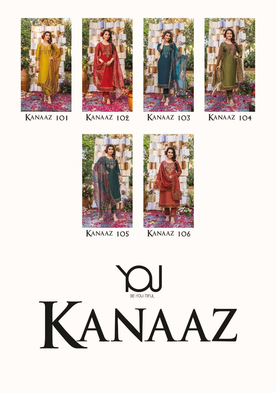 wanna kanaaz 101-106 series trendy top bottom with dupatta set manufacturer surat 