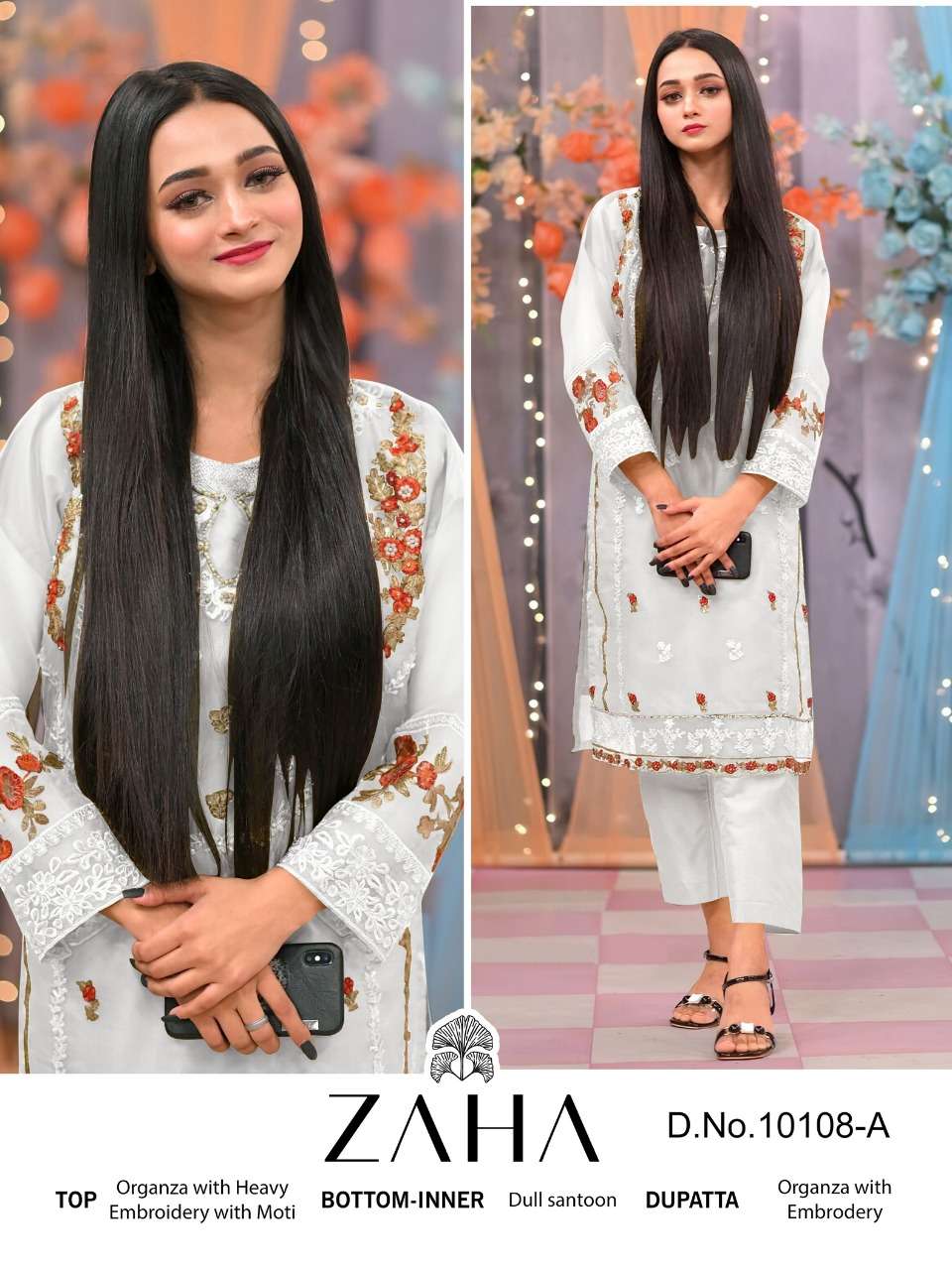zaha 10108 series trendy designer salwar kameez manufacturer in surat